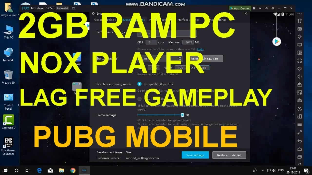 pubg mobile for 2gb ram